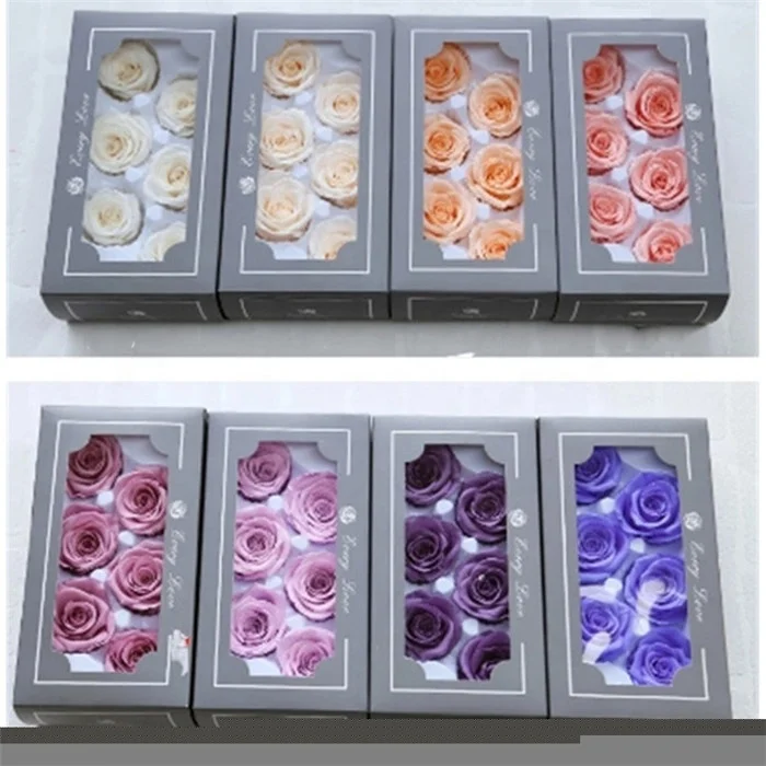 Wholesale 5-6 cm Eternal flower rose real natural perpetual flower preserved roses bud