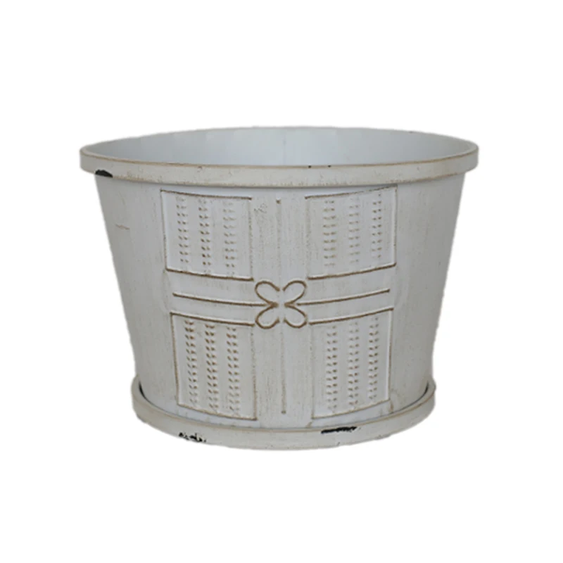 Iron Baby bucket photo prop Newborn baby bed for Photography props Vintage bucket basket photo props