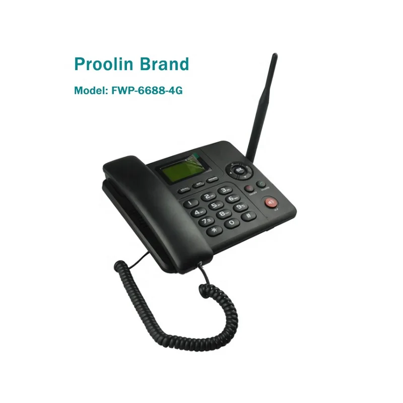 China Manufacturer GSM CDMA Fixed Wireless Phone 2G 3G Desktop Telephone Set