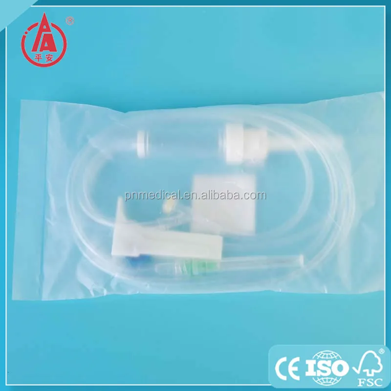 
Disposable adult IV Infusion Set with Filter 