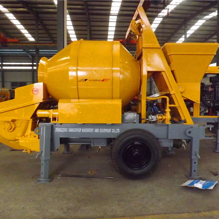 Небольшой мобильный гидравлический бетононасос прицепа с