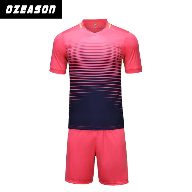 Wholesale cheap youth soccer team uniform sublimated custom blue soccer uniforms