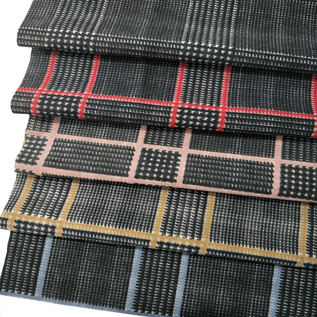 Shaoxing E-tex Polyester Spandex Ponte De Roma Knit Fashion Jersey Fabric Custom Paper Printing