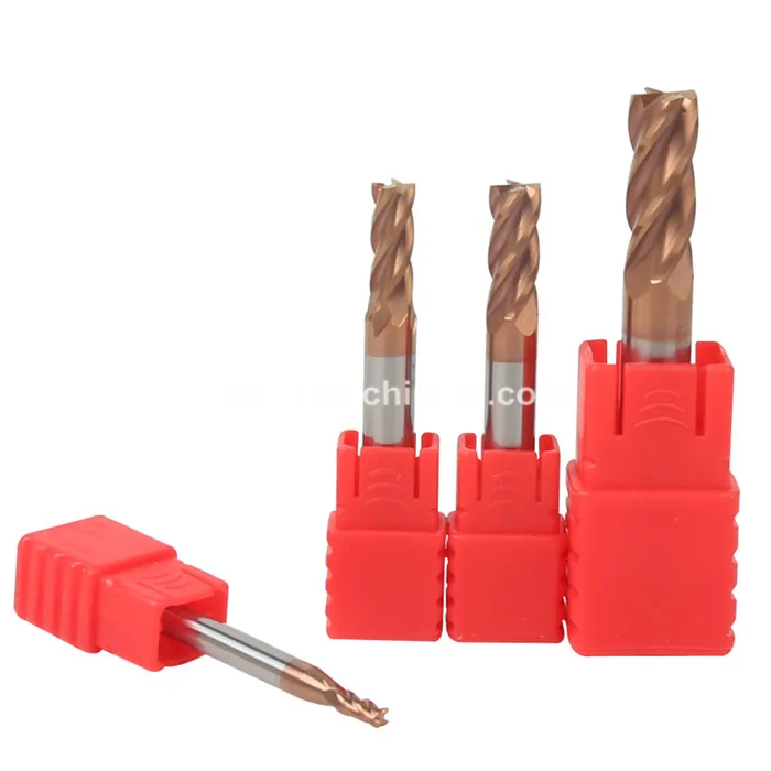 HRC55 Carbide End Mills 4F/2F 1mm-25mm