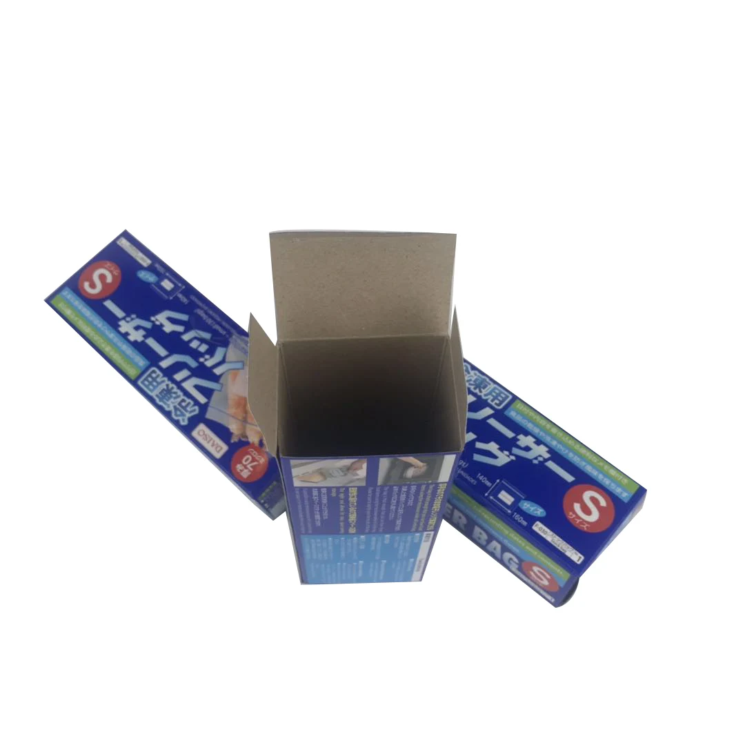 Factory Price Biodegradable Paper Box for Frozen Food Bag With Glossy Lamination & Recycled Materials Eco-Friendly Packaging