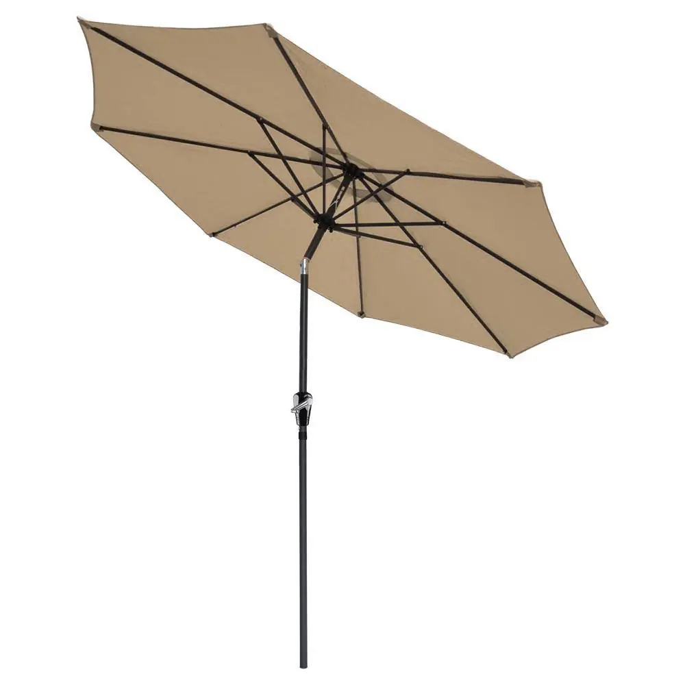 2019  cheap Discount Promotional hand crank open large size Garden Balcony 9 foot patio umbrellas outdoor with tilt