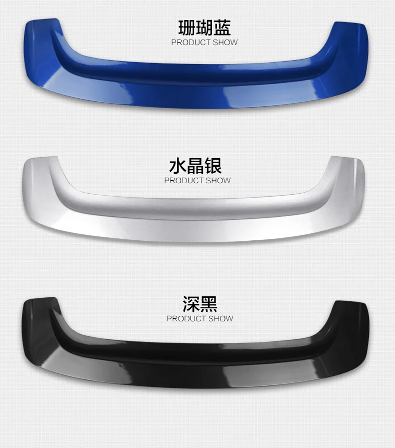 Factory direct sale spoiler rline/abt/gti for Volkswagen golf 7 oettinger spoiler vw golf 7 mk7 roof spoiler for golf new car