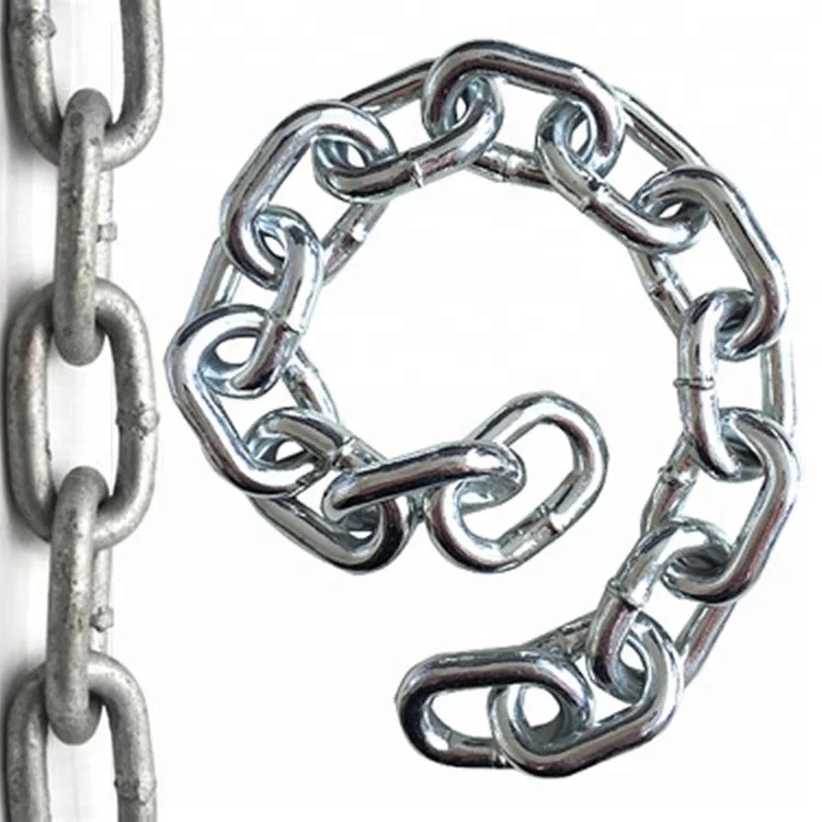 Galvanized Ship Stud Link Anchor Chain cadena de oro 14k
