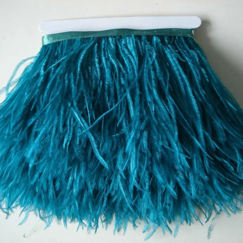 Оптовая продажа декоративных крашеных страусиных перьев 8-10 см