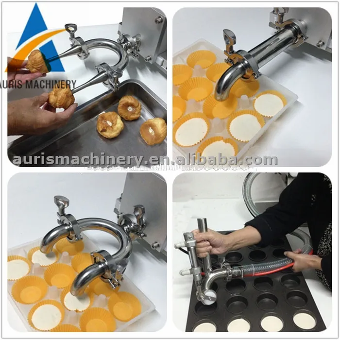 Best price custard puff cheese cream Stuffing machine cream puff filler machine