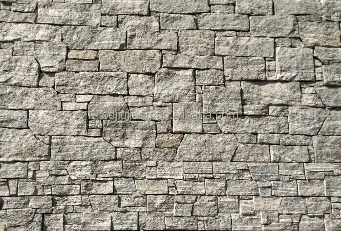Dovas granite stacked stone wall cladding