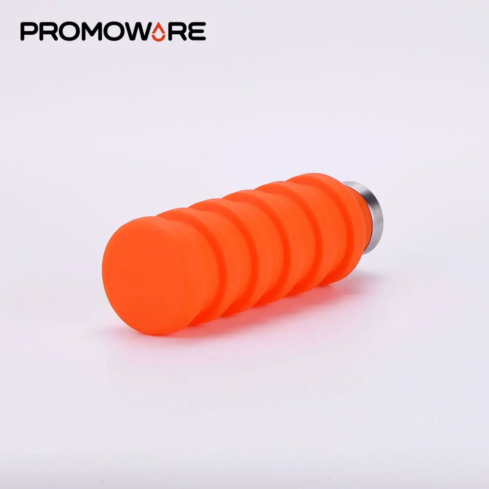 
Silicone Foldable Flask Folding Thermal Thermos for Camping 