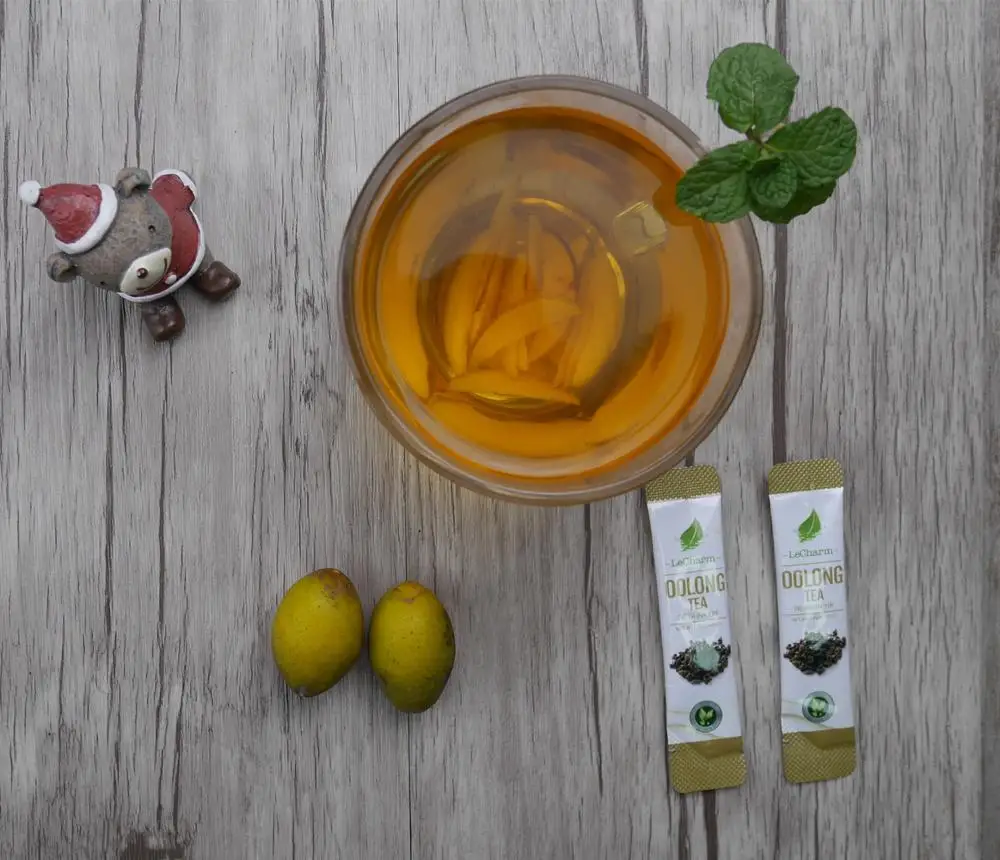 Refine Oolong tea pure flavoured organic instant tea powder help fight obesity