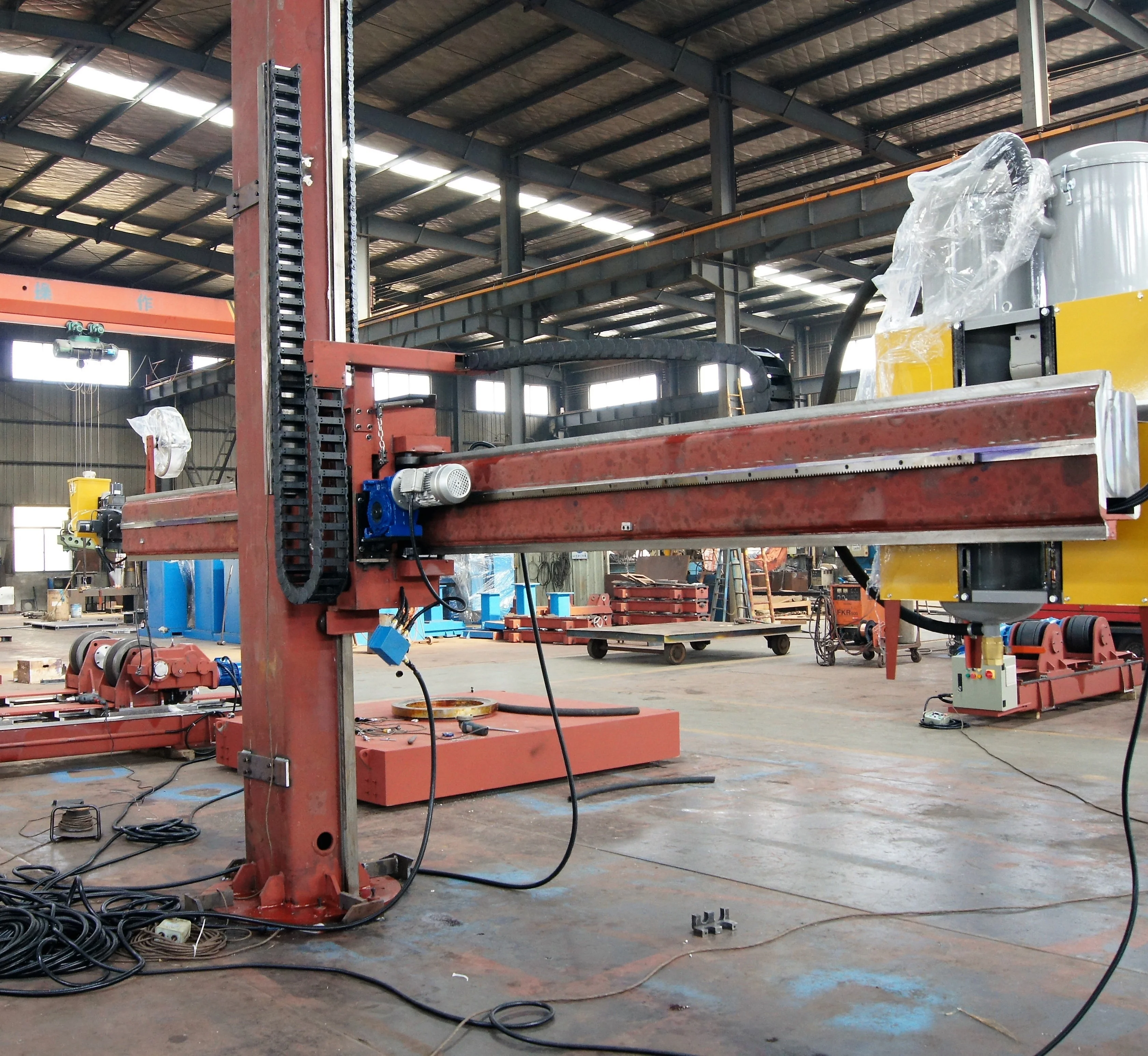 Automatic Cylinder Pipe Welding Station Manipulator Mast And Boom