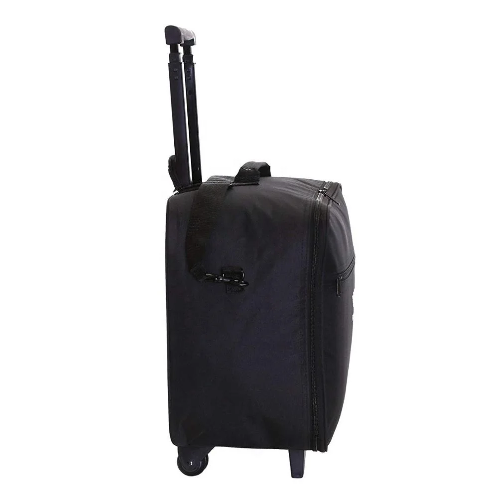 Lightweight Polyester Business Wheeled Rolling Laptop Trolley Hand Luggage Cabin Bag Case
