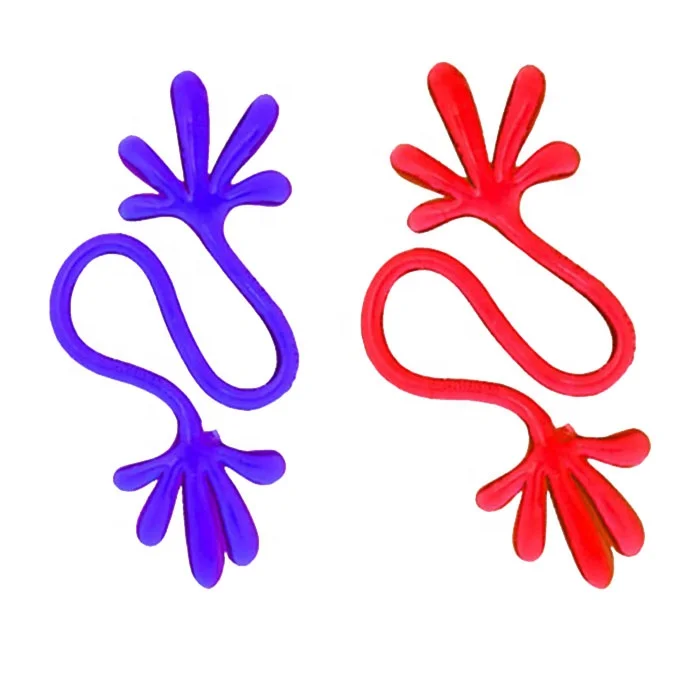 Novelty Glowing Sticky Double Hand Toys/Plastic Sticky Hand Toys