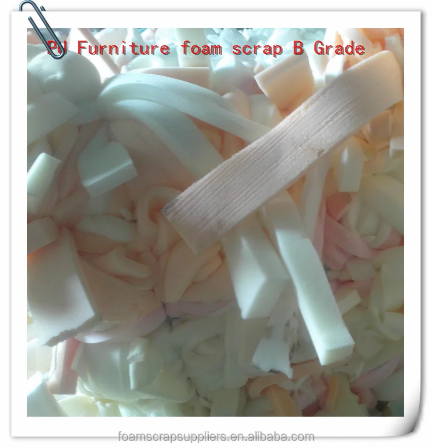 scrap foam in canada/waste pu trim rebirth foam sponge scraps
