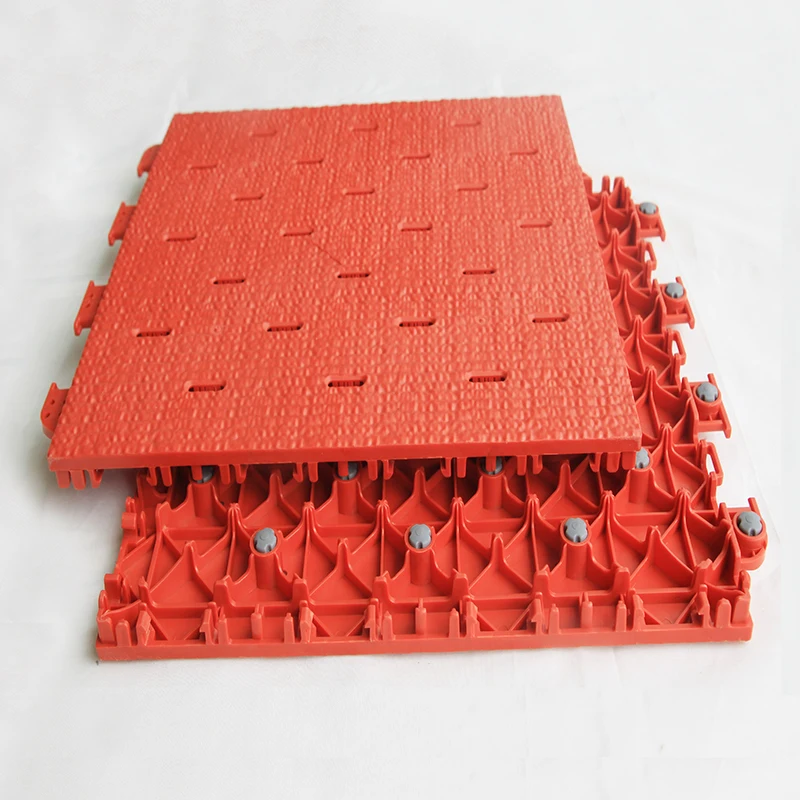 IAAF approved pp interlocking outdoor sport floor prefabricated running track