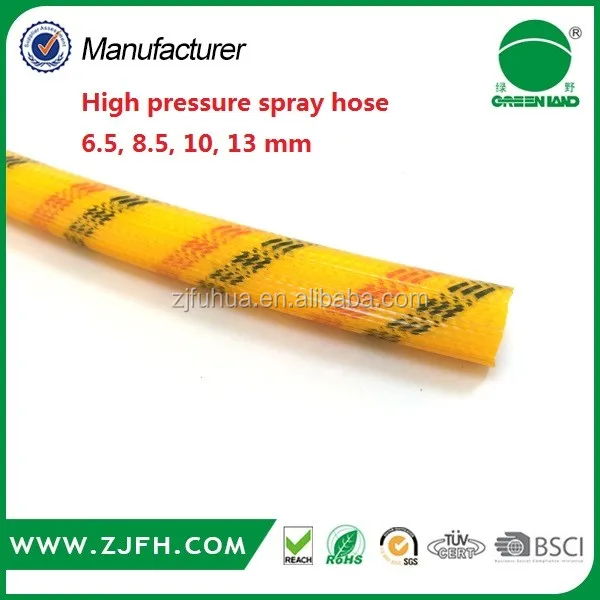 
6.5mm, 8.5mm, 10mm PVC high pressure hydraulic hose 
