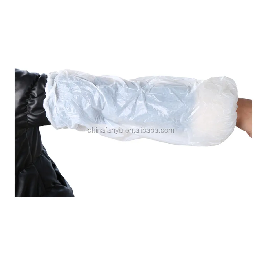 
pe white arm plastic sleeve cover for men 