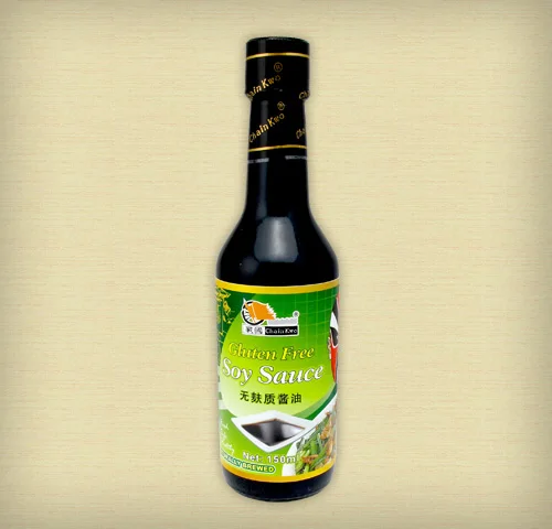 
NO MSG Gluten Free Soy Sauce with 150ML Bottle Packing 