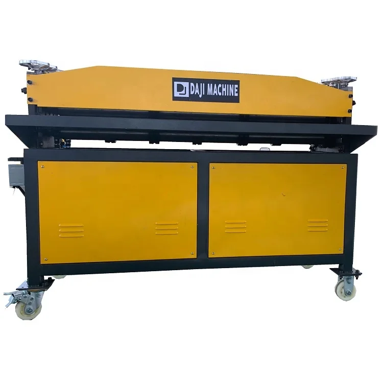 Hot source electric beading grooving machine for air duct line