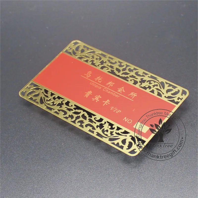 
direct factory wholesale metal logo engraved invitation card for wedding 