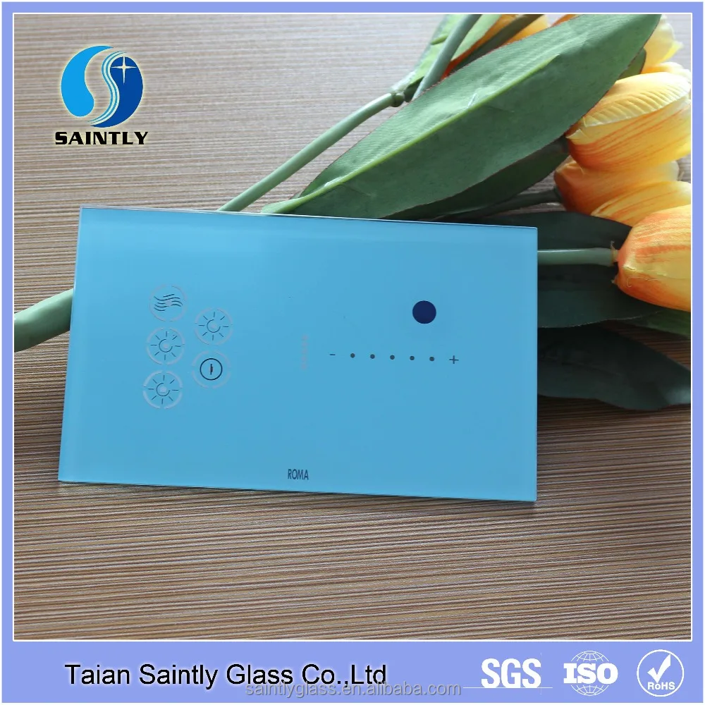 Wifi tempered switch control custom touch screen panel glass