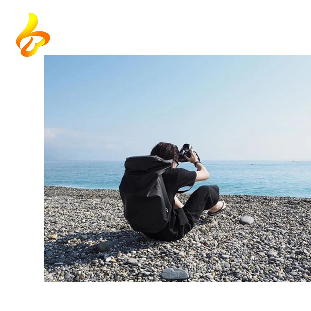 Man PU Leather Waterproof Fashional Backpack , Hoody Backpack, Hoodie Backpack