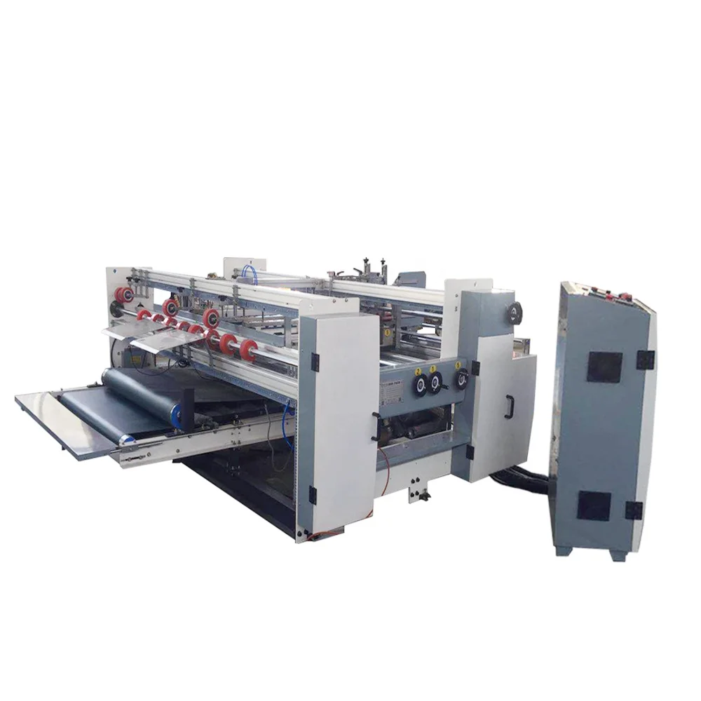 IPACK полу автоматическая коробка гофрированной из двух частей Папка Gluer