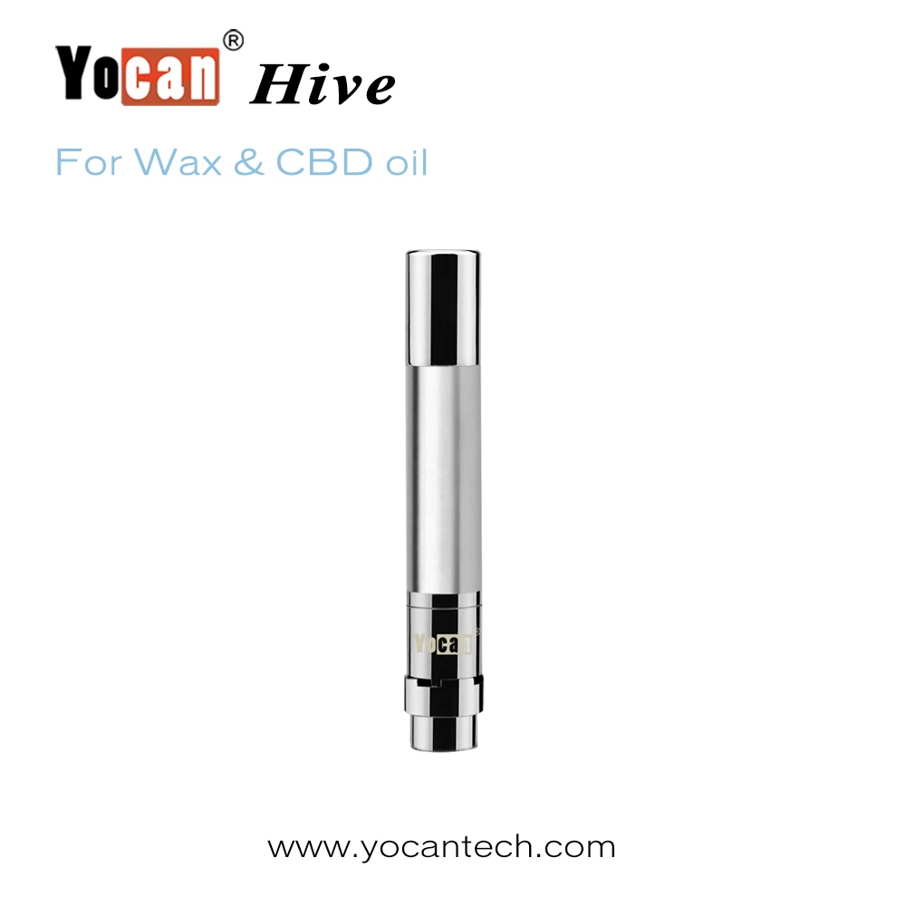 
2017 New Quit Smoking Machine Yocan Hive magnetic connection wax atomizer tank/glass cbd tank 