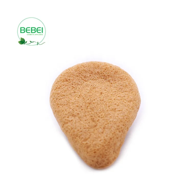 water activated konjac facial sponge with organic beauty sponge packaged