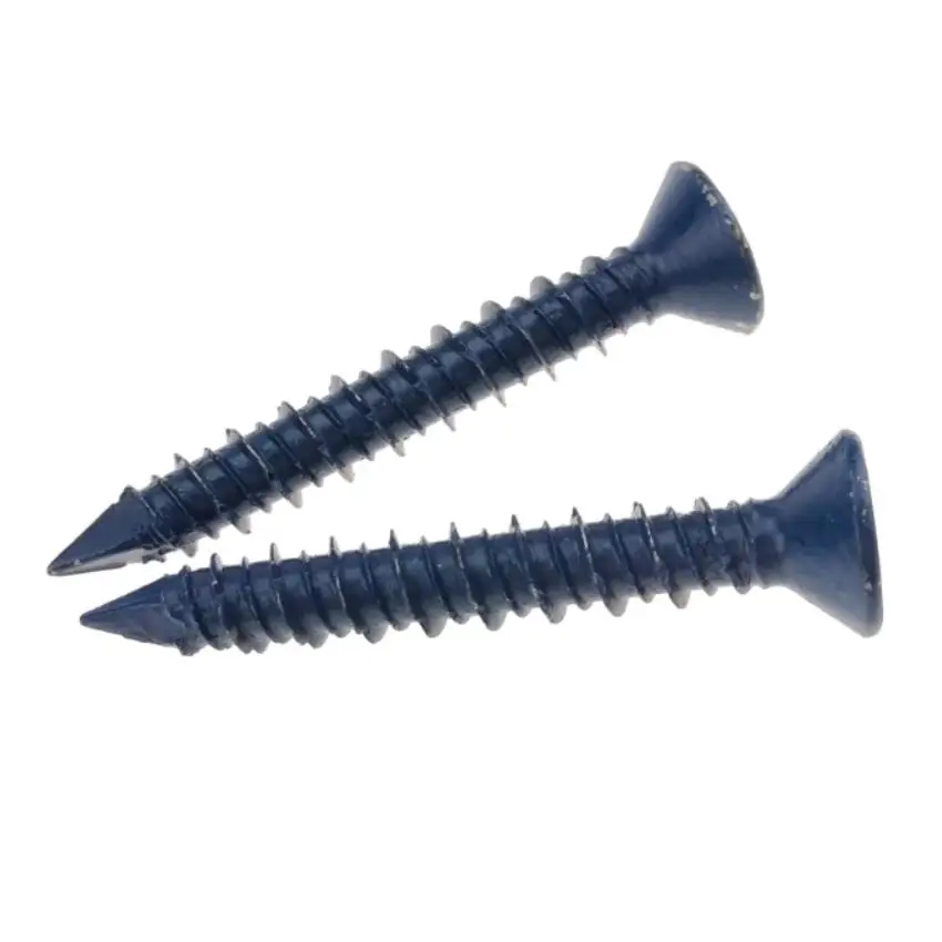 
Cross Recess Flat Head Confast Screws Square Cone Point for Concrete 