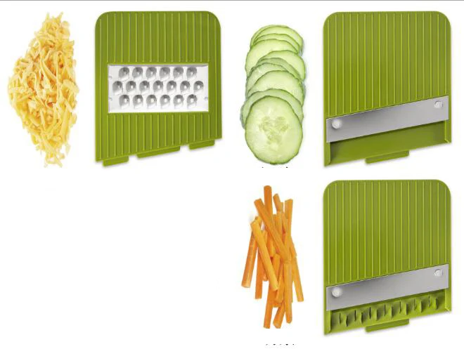 kitchen utensils Multi-functional adjustable vegetable cutter  thickness adjustable pullable vegetable spiralizer slicer