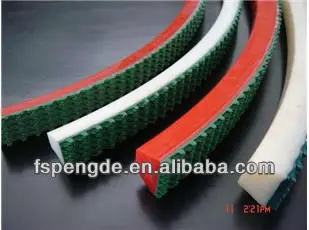 PU V-belt/Ridge top belt/Heptagon top belt for ceramic machine