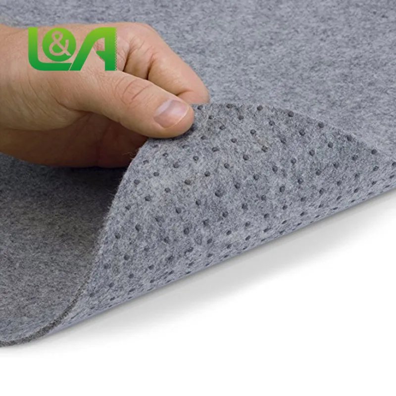 
Amazon Hot Sale Area Rug Pad Carpet Felt Pad With Non-slip Backing 
