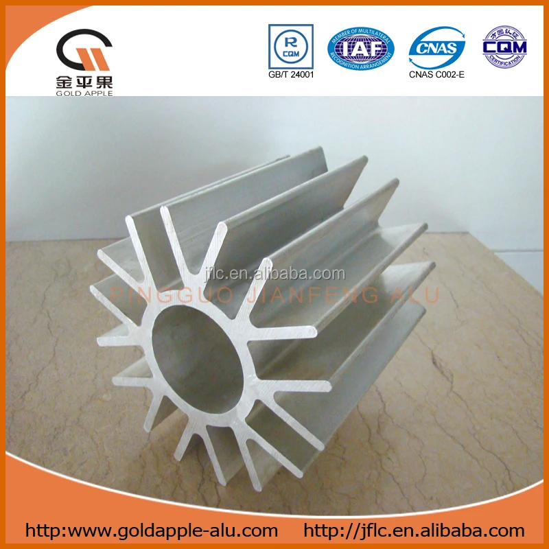 
High precision industrial round aluminum heat sink 