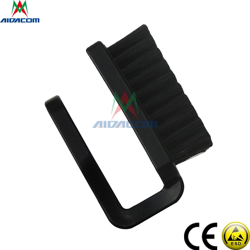 ESD Cleanroom SMT Machine Black Antistatic Carbon Fiber Cleaning Brush