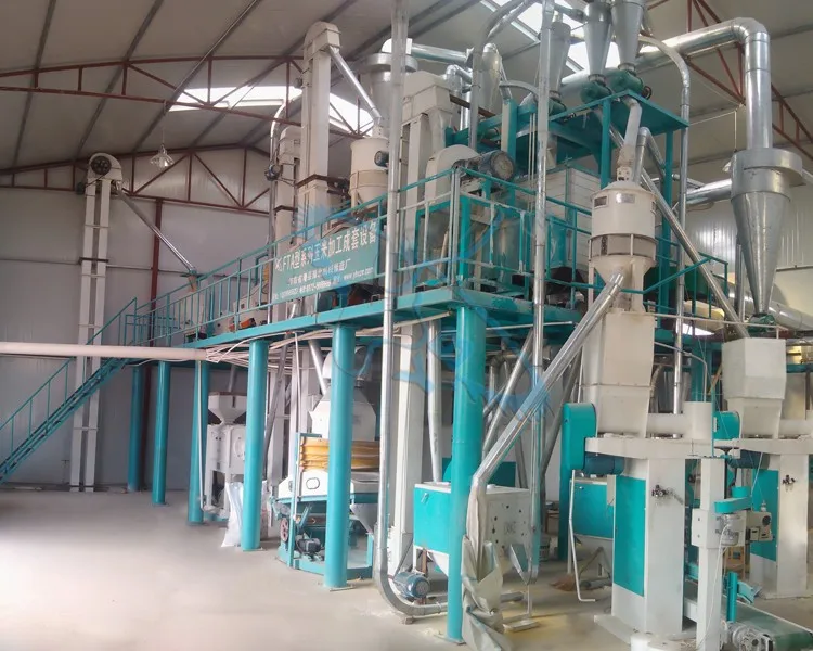 Corn flour milling grinding  machine Corn Maize Flour Mill Milling Machine