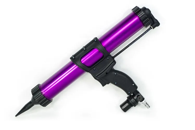 pneumatic sausage caulking gun for single component silicone sealant in sausage pack 300ml 400ml 600ml and cartridge pack 300ml