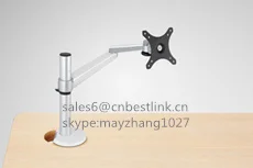 Прямая поставка с завода, высокое качество, алюминиевый одинарный монитор, подставка для ноутбука, держатель экрана