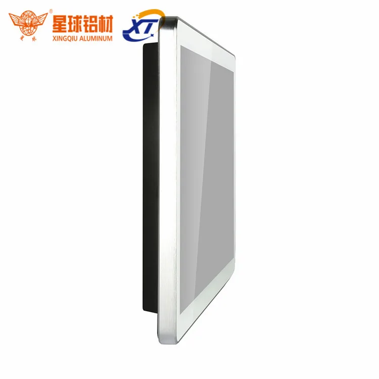 aluminium frame aluminium box profile for television/custom aluminium tv stand factory/brushed anodized aluminium tv frame