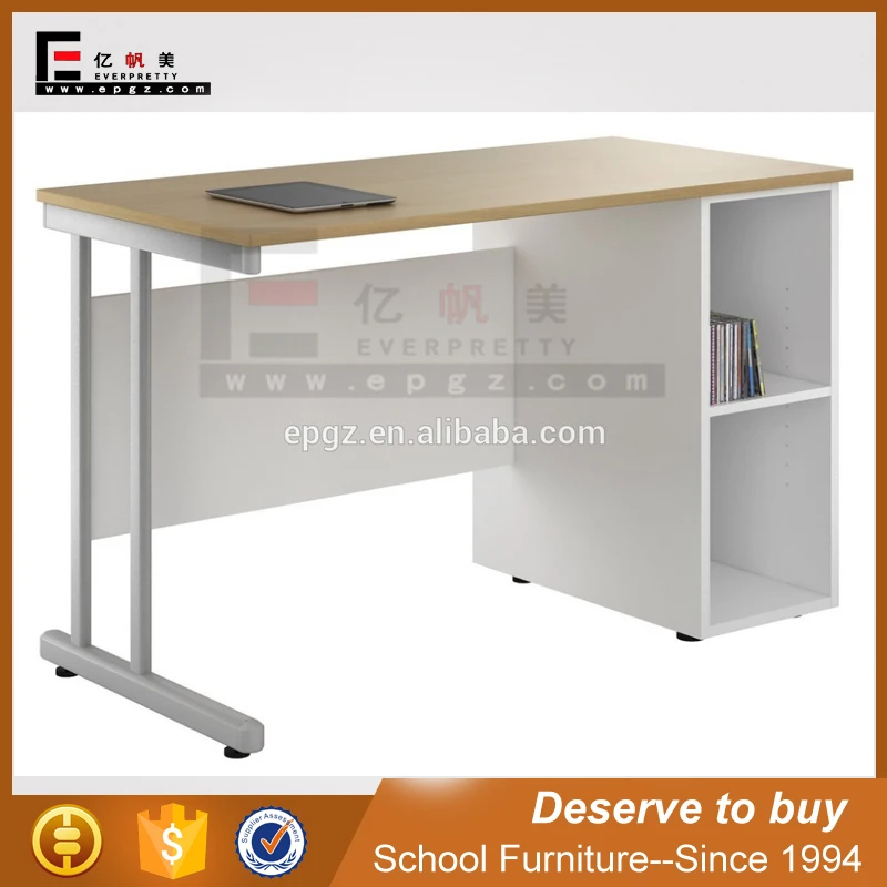 China Factory Price Open Space Laptops Computer Normal Table Home Furniture Office Rectangle Desk for Teacher