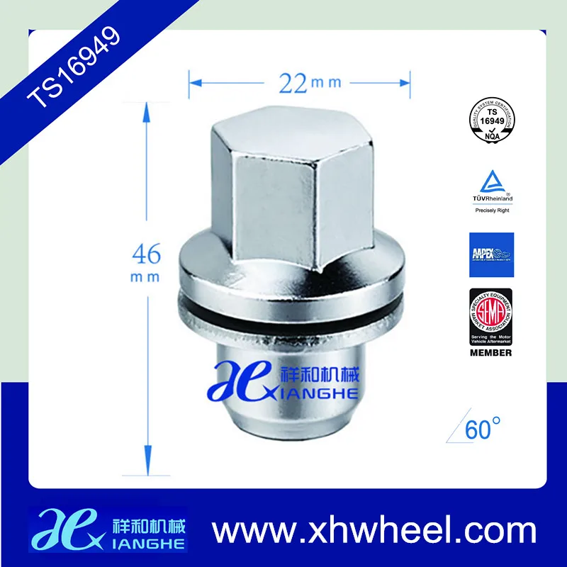 обод магнитного и др. магнитного колеса гайки/выступ гайки/магнитного гайки 12x1.5 1.5 хром