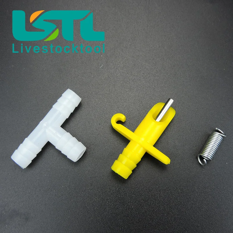 100pcs per bag Rabbit Drinking Automatic Nipple Water Rabbit Mouse Nipple Water Drinker Rodent Water Feeder Poultry Farm Animal