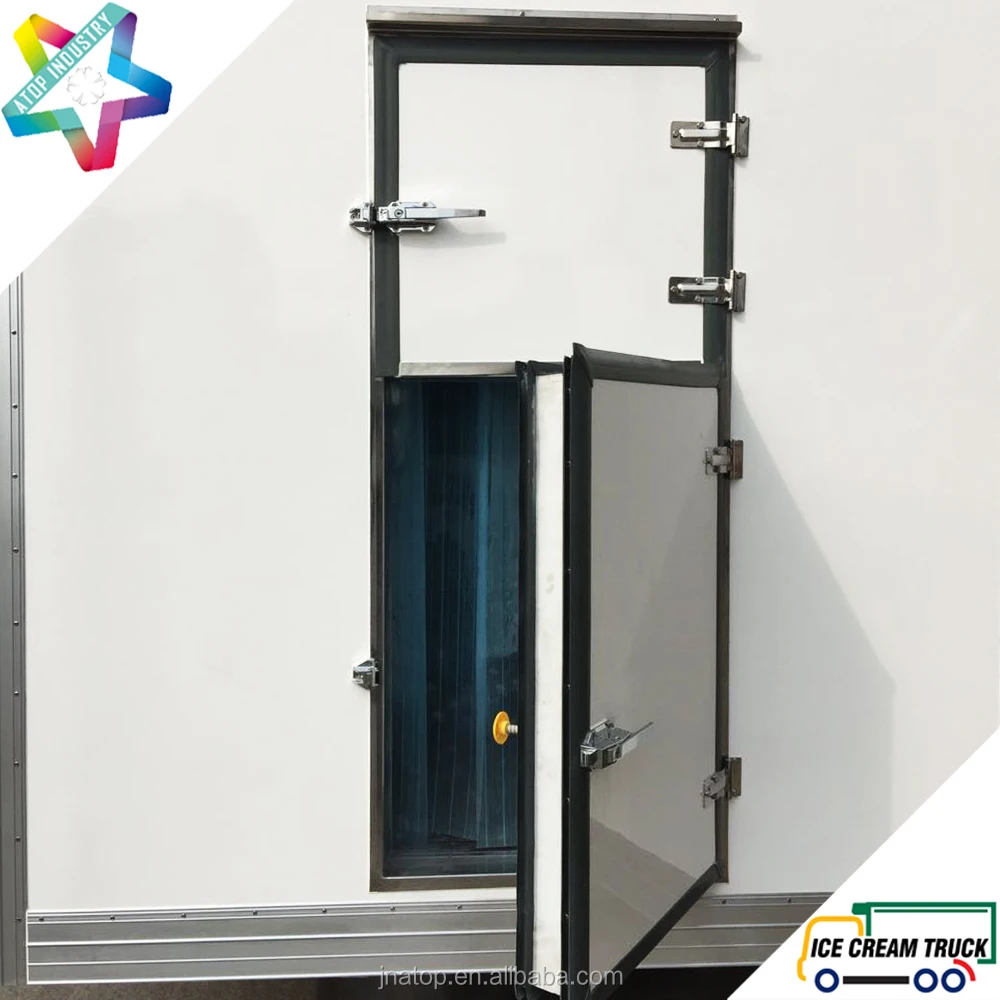 ColdKing 4.8m ice cream truck body with kooltube eutectic truck refrigeration system mobile ice cream trucks