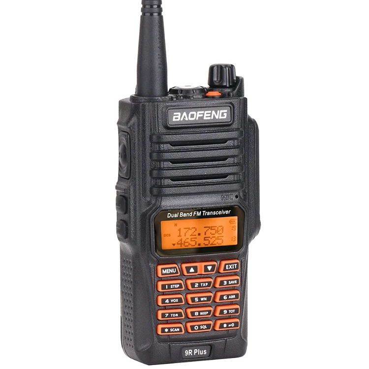 Новая высокомощная обновленная рация Baofeng UV-9R plus водонепроницаемая 10 Вт для двухсторонней радиосвязи дальность действия км 4800