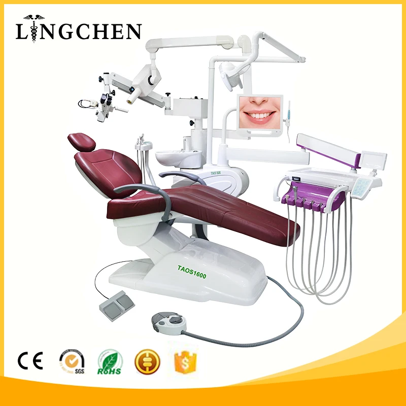 
Guangzhou factory supply dental chair price with microscope x ray from china dental unit 