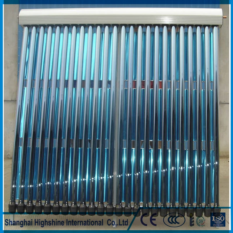 Fast delivery pressure solar collectors pressurized heat pipe collector with reflector