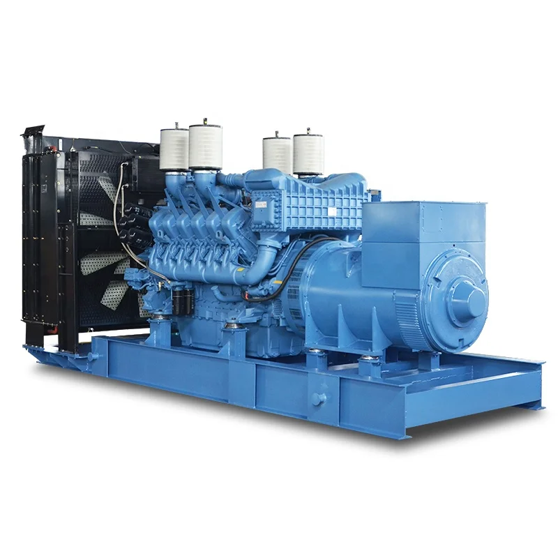 Germany MTU  1760kw diesel generator with engine 16V4000G23  2200kva  power plant generator